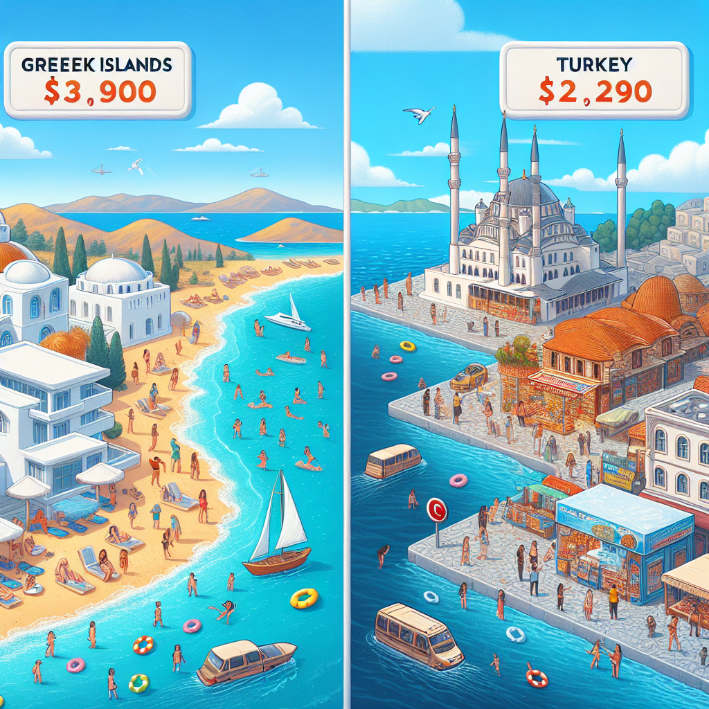 Yunan adaları tatilinin Türkiye’den ucuz olması